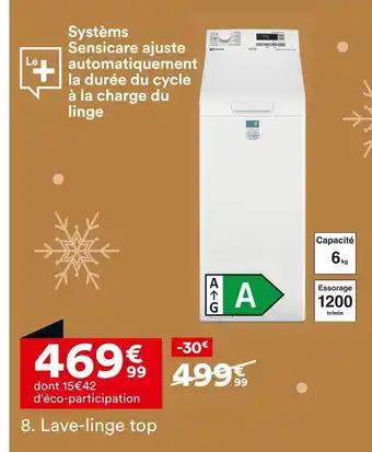 BUT Lave-linge top offre