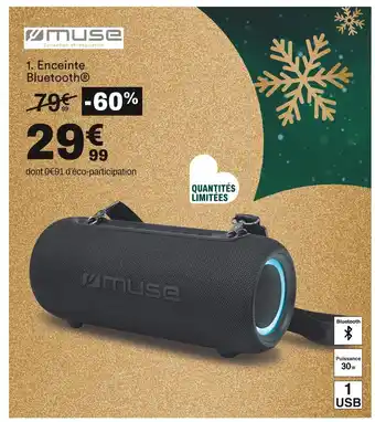 BUT MUSE Enceinte Bluetooth offre