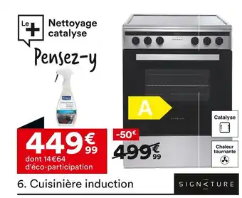 BUT SIGNATURE Cuisinière induction offre