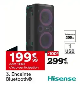 BUT Hisense Enceinte Bluetooth Party Storm offre