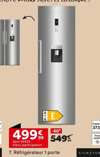 Signature Réfrigérateur 1 porte SFM3700EXAQUA