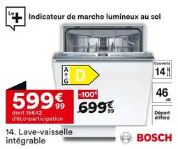 BUT Bosch Lave-vaisselle intégrable offre