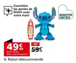 BUT Disney Robot télécommandé offre