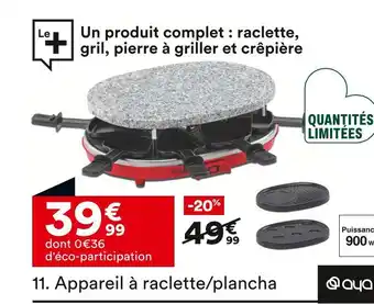 BUT Aya Appareil à raclette/plancha offre