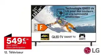 BUT LG Téléviseur 55QNED82A6B.AEU offre