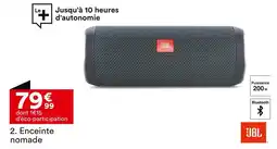 BUT JBL Enceinte nomade FLIP ESSENTIAL offre