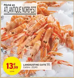 Intermarché Hyper Langoustine cuite offre