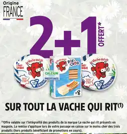 Intermarché Hyper La Vache qui rit 2+1 offert sur tout La Vache qui rit offre