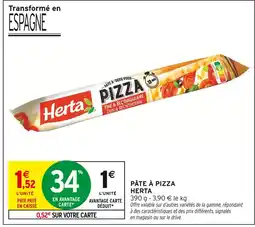 Intermarché Hyper HERTA Pâte à pizza offre