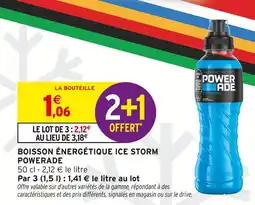 Intermarché Hyper POWERADE Boisson Énergétique Ice Storm offre