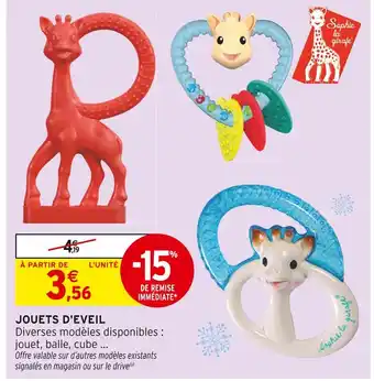 Intermarché Hyper SOPHIE LA GIRAFE Jouet d'éveil offre
