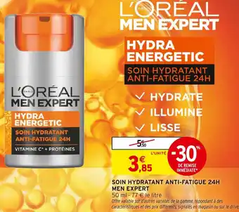 Intermarché Hyper MEN EXPERT Men Expert Hydra Energetic offre