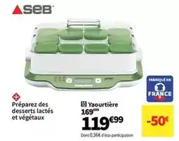 Conforama Seb - yaourtière offre