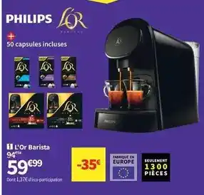 Conforama L'or - barista offre