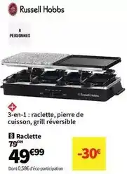 Conforama Russell hobbs - raclette offre
