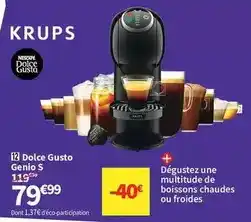 Conforama Krups - dolce gusto genio s offre