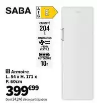 Conforama Saba - armoire offre