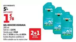 Auchan Supermarché Ushuaia - gel douche offre