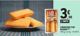 E.Leclerc Express Finaniers pur beurre offre