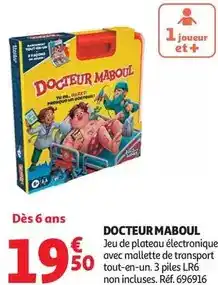 Auchan Supermarché Docteur maboul offre