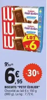 E.Leclerc Express Lu - biscuits petit écolier offre