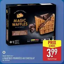 ALDI 4 gaufres fourrées au chocolat offre