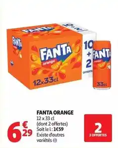 Auchan Supermarché Fanta - orange offre