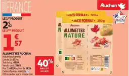 Auchan Supermarché Auchan - allumettes offre