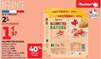 Auchan Supermarché Auchan - allumettes offre
