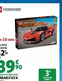 Auchan Supermarché Lego - ferrari fxx k offre