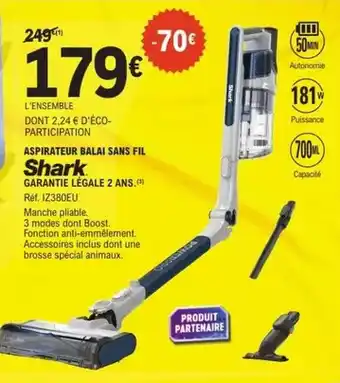 E.Leclerc Boost - aspirateur balai sans fil offre