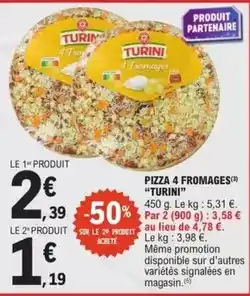 E.Leclerc Turini - pizza 4 fromages offre