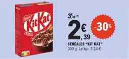 E.Leclerc Nestlé - céréales kit kat offre