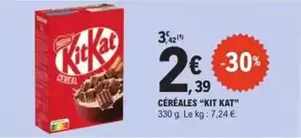 E.Leclerc Nestlé - céréales kit kat offre