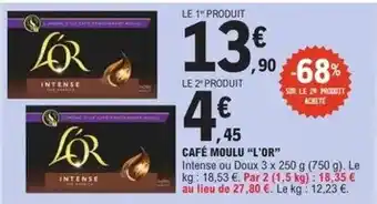 E.Leclerc L'or - café moulu offre