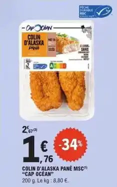 E.Leclerc Cap - colin d'alaska pane msc offre