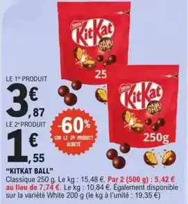 E.Leclerc Nestlé - kitkat ball offre