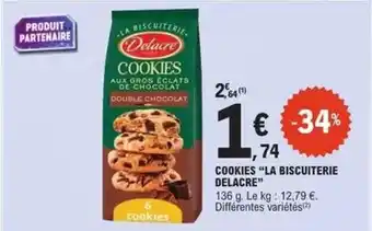 E.Leclerc Delacre - cookies la biscuiterie offre