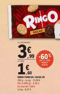 E.Leclerc Nestlé - ringo familial cacao offre