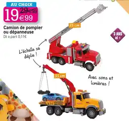 Kandy Camion de pompier ou dépanneuse offre