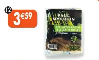 Maximo 2 recharges pour brosse adhésive offre