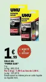 E.Leclerc Uhu - colle gel offre