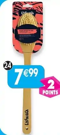 Maximo Brosse à dos en bois offre