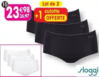 Maximo 2 culottes midi pure comfort sloggi offre