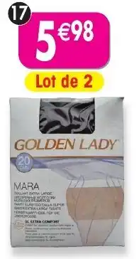 Maximo Lot de 2 paires de collants grande taille golden lady offre