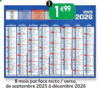 Maximo Calendrier 2026 offre