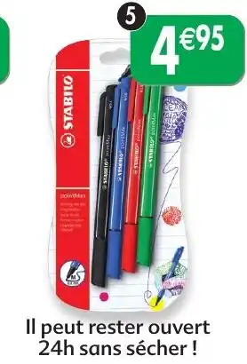 Maximo 4 feutres d'écriture offre