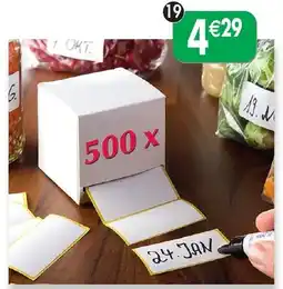 Maximo Distributeur 500 étiquettes offre