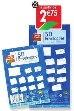 Maximo 50 enveloppes auto adhésives offre
