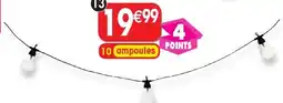 Maximo Guirlande solaire 10 ampoules offre